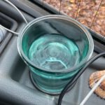Vibration im Wasserglas bei laufendem Busmotor