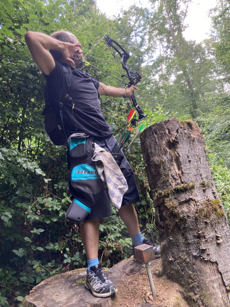 Bogenschießen im Waldparcour