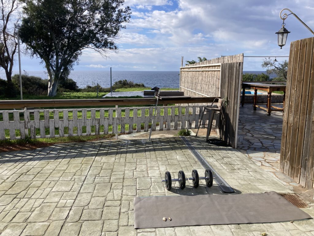 Kraftsport am Mittelmeer in Griechenland