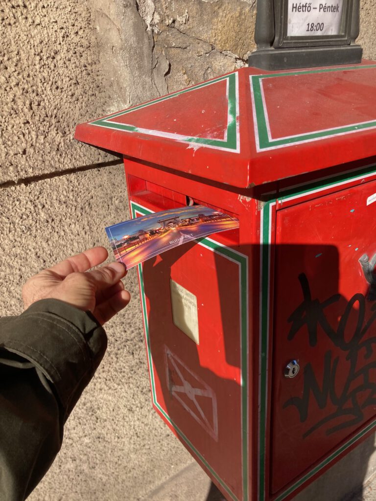 Postkarte aus Budapest