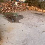 Ver- und Entsorgungsstelle mit stinkendem Wasser