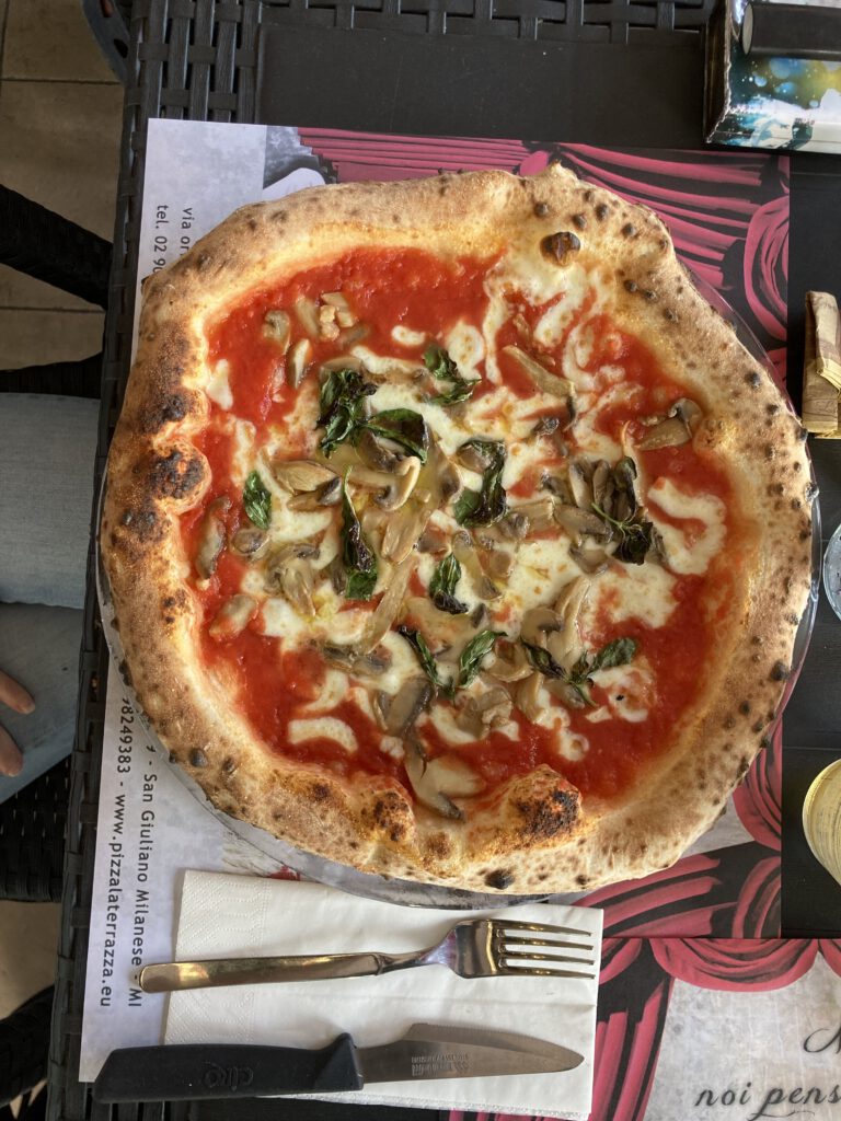 Pizza in Mailand