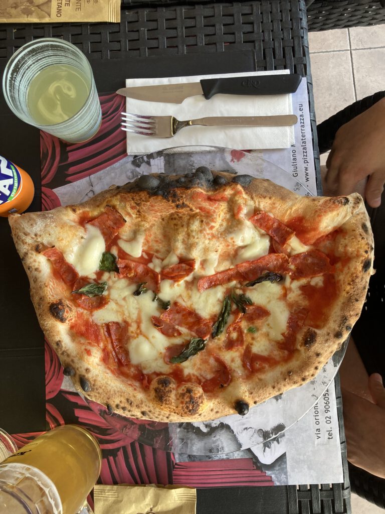 Pizza in Mailand