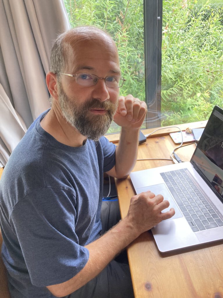 Arbeiten am Laptop