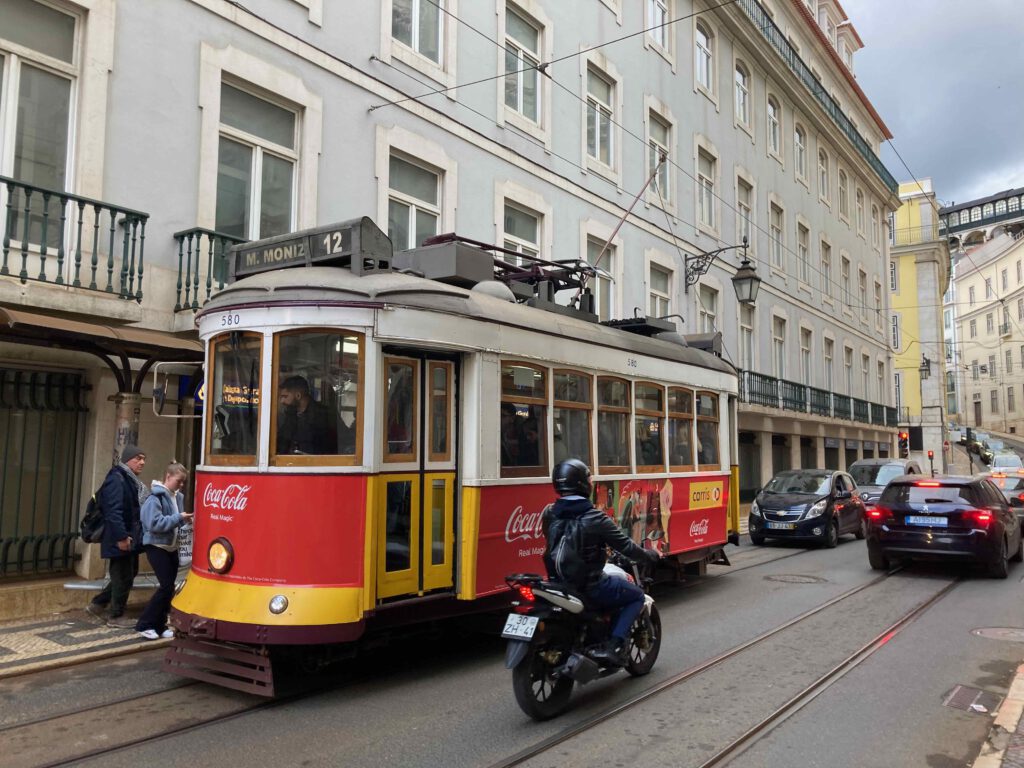 Straßenbahn in Lissabonn